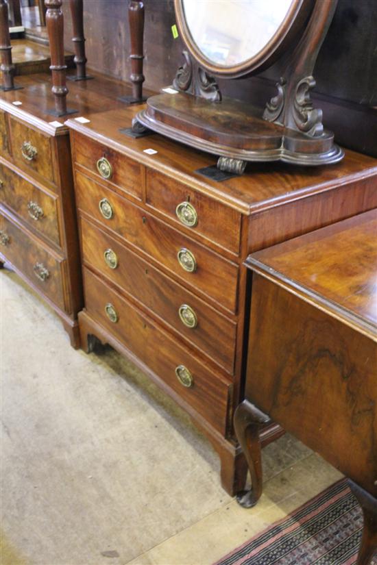 10th Century mahogany chest of drawers